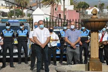 Homenaje de la Banda Municipal de Música a la Policía Local y Policía Nacional  (Foto Francisco Javier Santana)